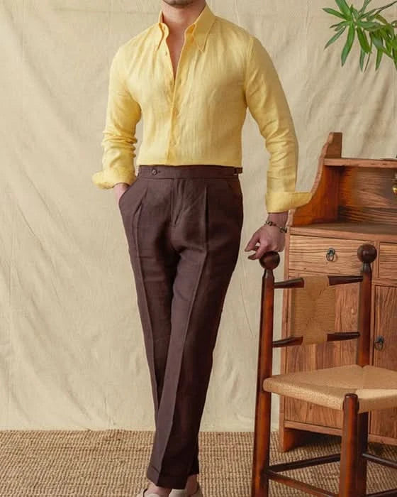 Nelson™ – Italian Linen Shirt