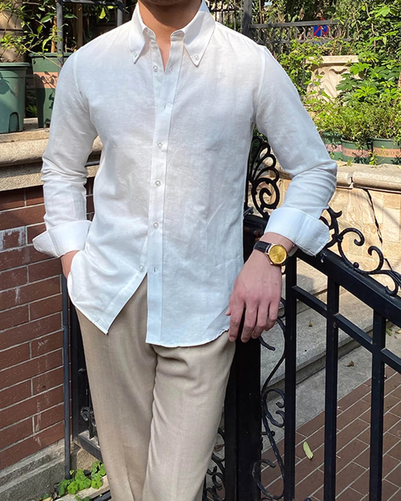 Chemise en lin Albert — Luxe tranquille