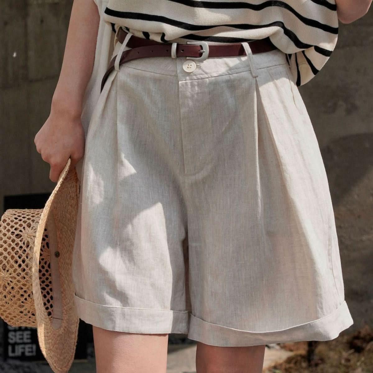 Éloïse High-Waist Shorts