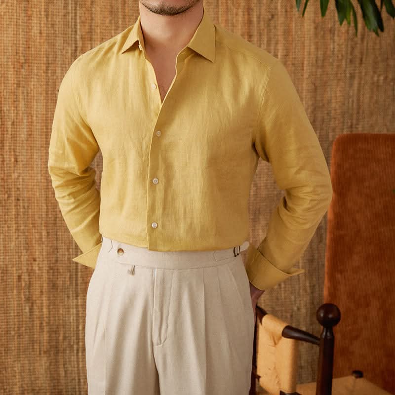 Varenna™ – Pure Linen Shirt