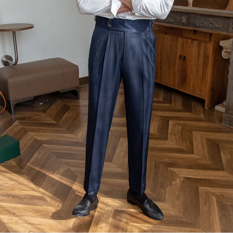 Torino Pinstripe Trousers
