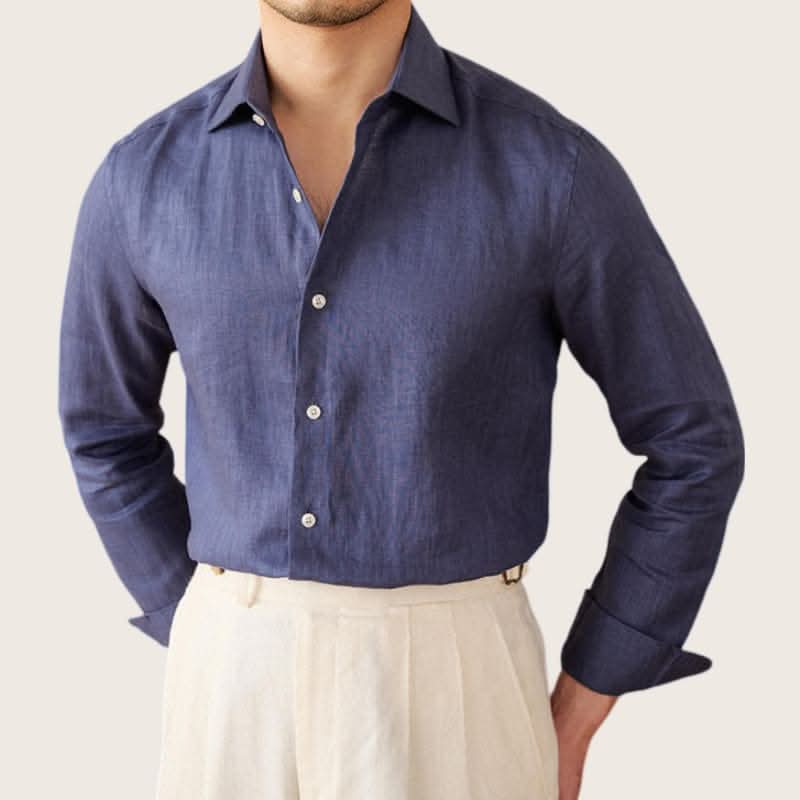 Varenna™ – Pure Linen Shirt
