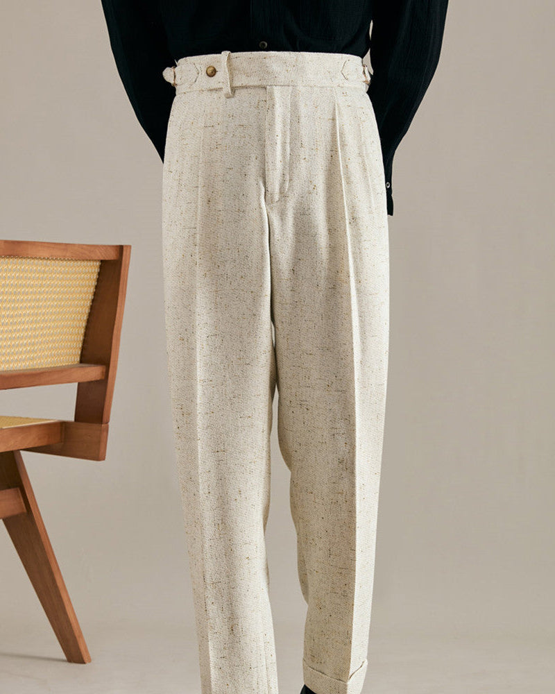Napoli™ Linen Blend Belted Trousers