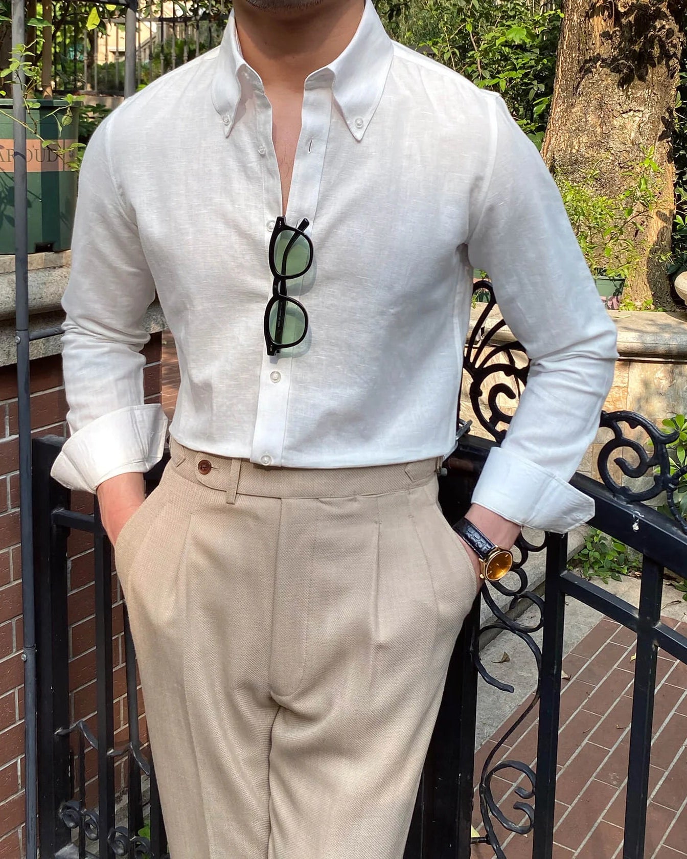 Chemise en lin Albert — Luxe tranquille