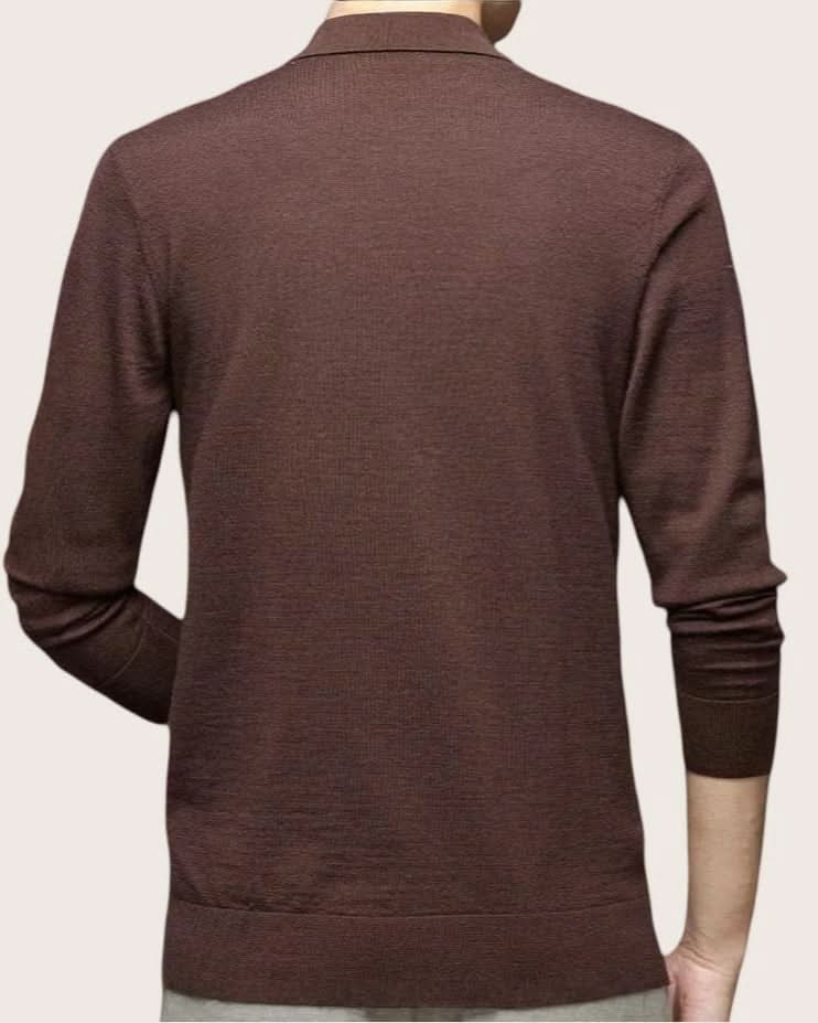 Milan_Wool_Long-Sleeve_Polo_-Elegant_High-Quality_Men's_Shirt|_Old_Money_Style3