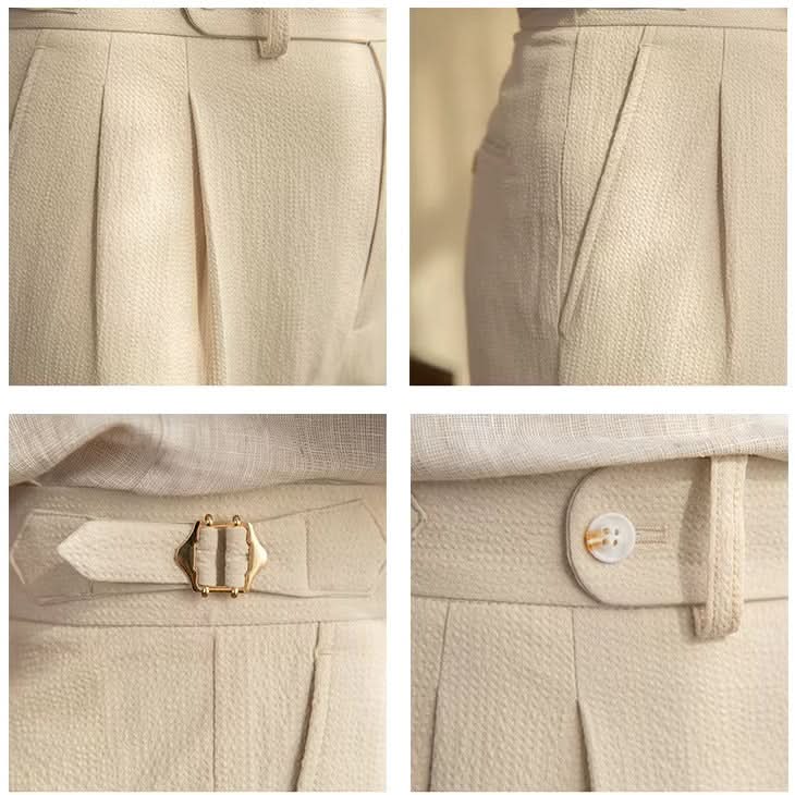 Ravenna Trousers – High-Waist Double Pleat