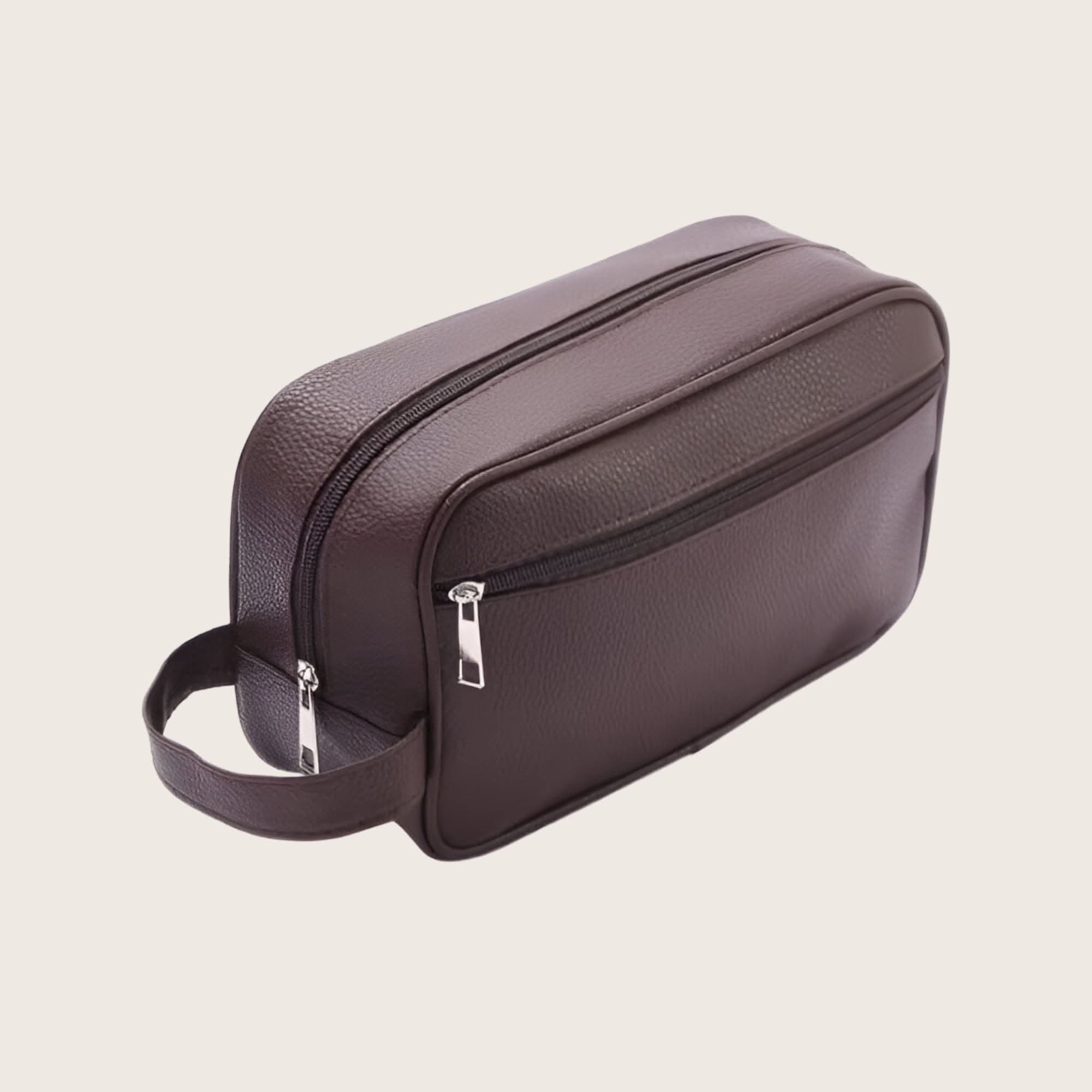 UrbanHold™ – Waterproof Leather Toiletry Bag