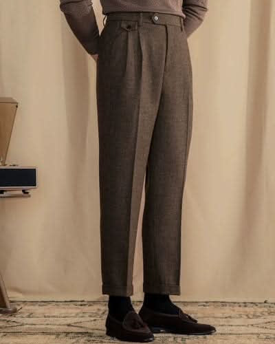 Windsor Herringbone Trousers