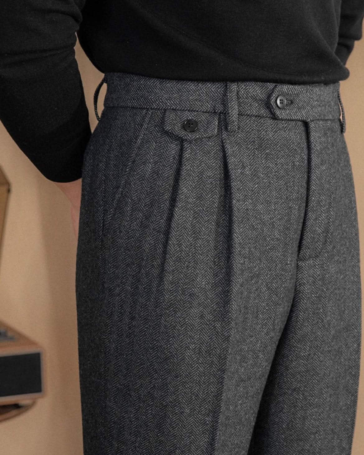 Windsor Herringbone Trousers