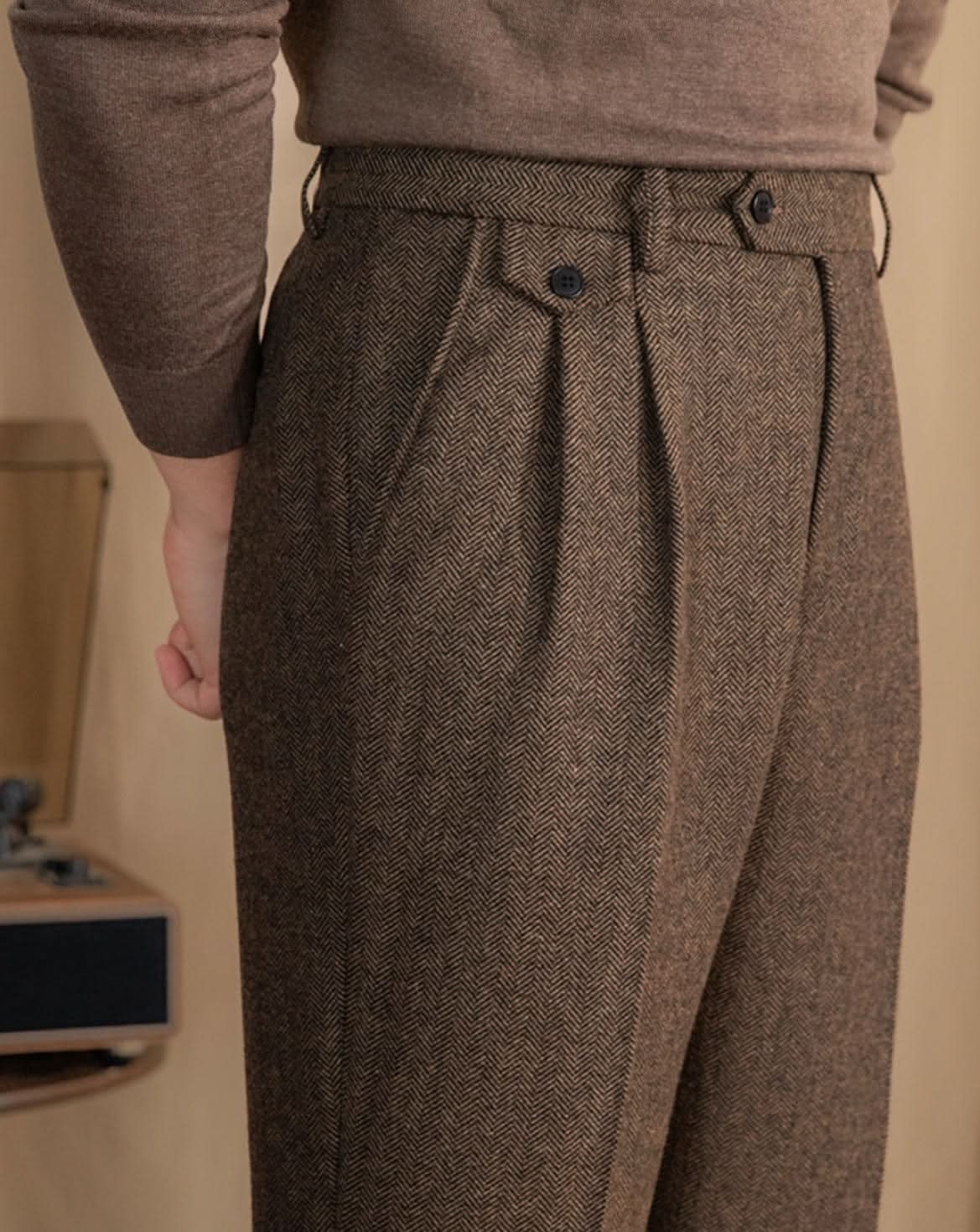 Windsor Herringbone Trousers