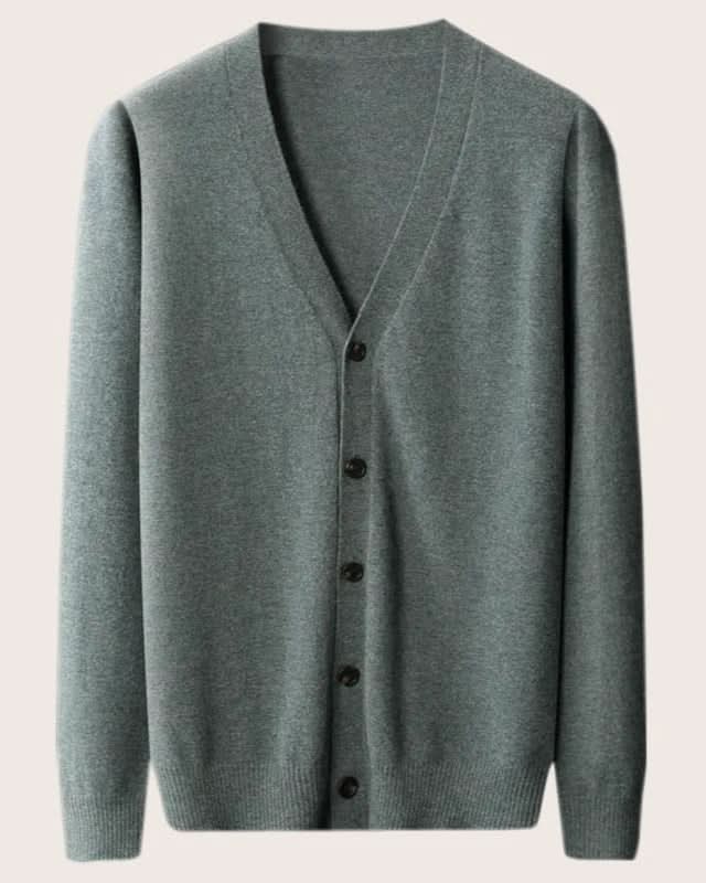 Ashford™ – Extrafine Wool V-Neck Cardigan