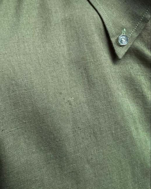 Chemise en Lin Albert - Balfour Atelier - Coton - Lin - CJDS177622806FU - Vert mousse -