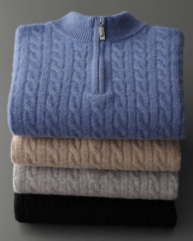 Odense™ Half-Zip Sweater 100% Merino Wool