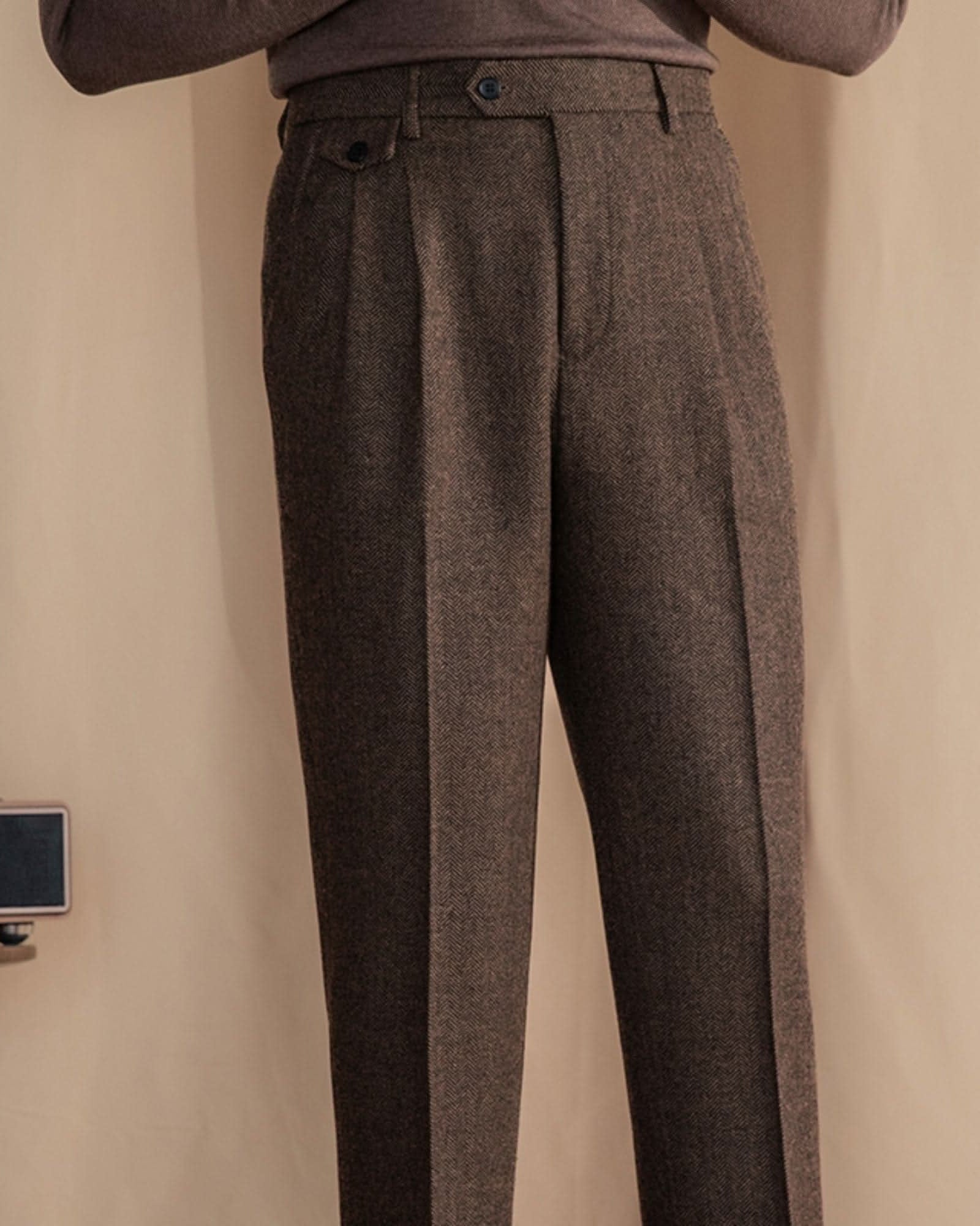 Windsor Herringbone Trousers