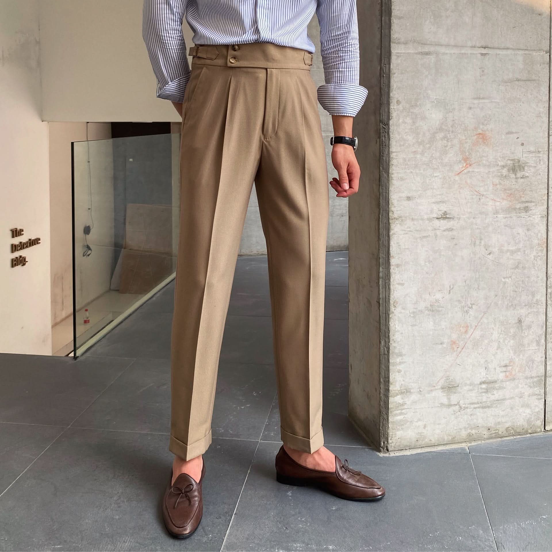 Napoli™ - Tailored High-Waist Cropped Trousers