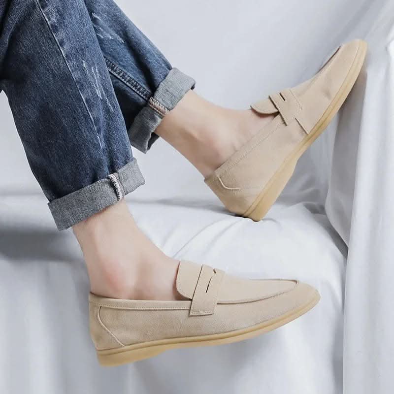 Capri Suede Loafers – Refined Coastal Elegance