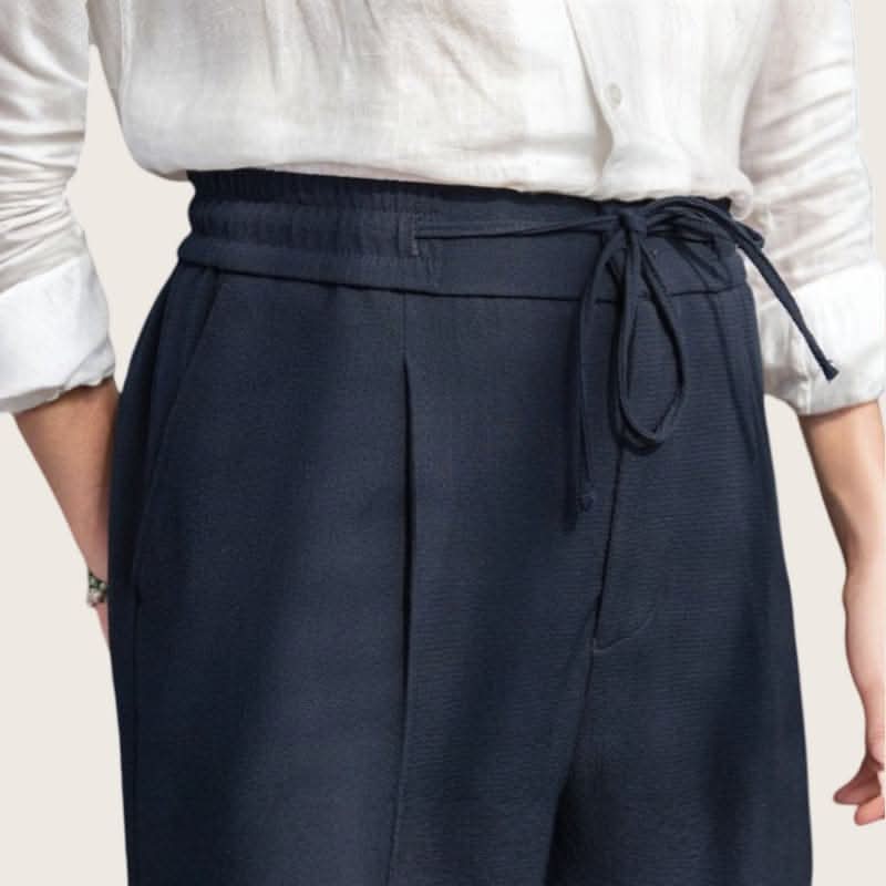 Matera™ – Seersucker Drawstring Trousers