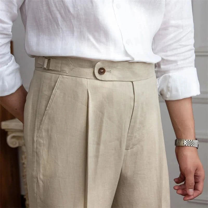 Positano Linen Trousers - Balfour Atelier - Linen - 14:771;5:100014064 - 29 -