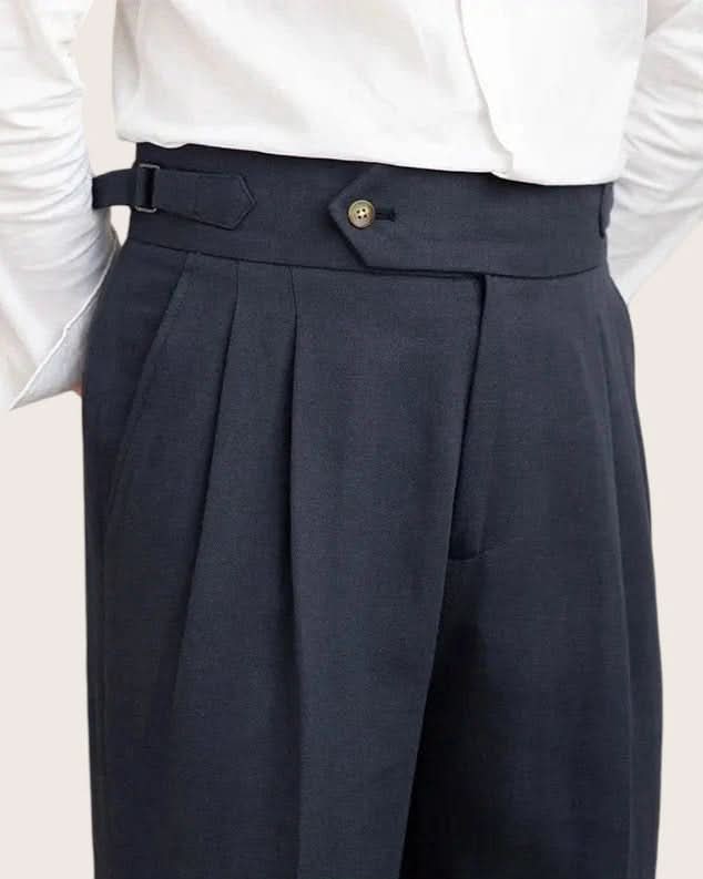 Taormina™ – Linen Blend High-Waist Trousers 1