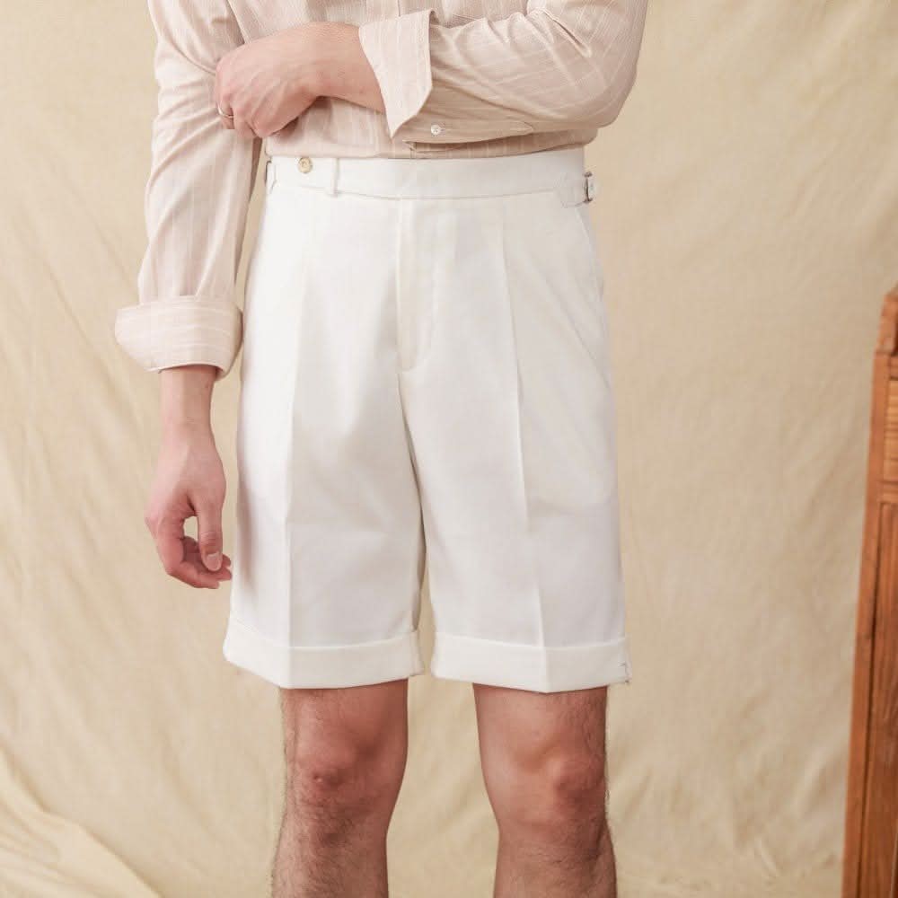 Verona Vintage Shorts - Balfour Atelier - Fabric - CJYD206702602BY - White -