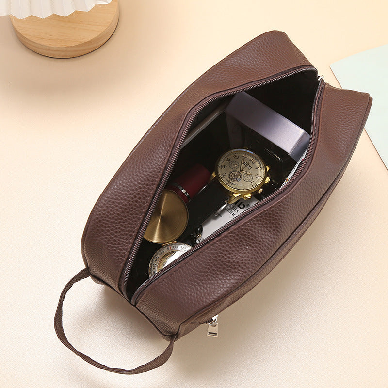 UrbanHold™ – Waterproof Leather Toiletry Bag