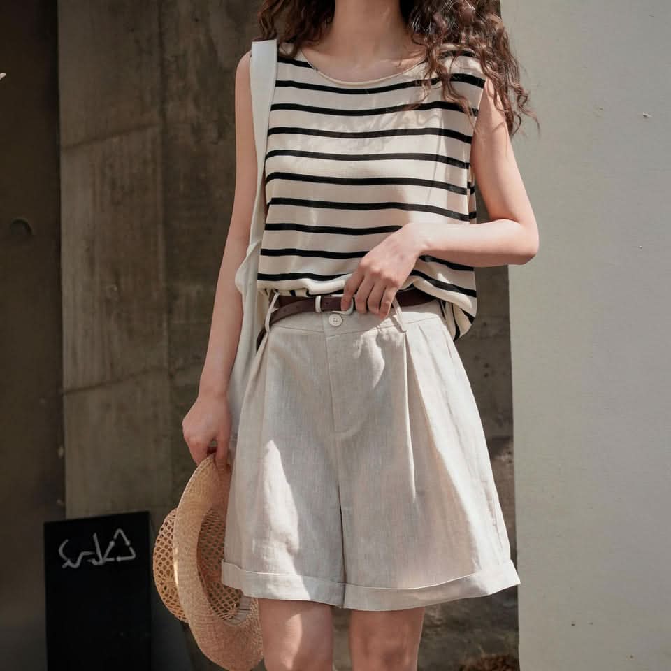 Éloïse High-Waist Shorts