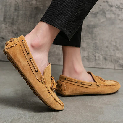 Da Vinci Suede Moccasins