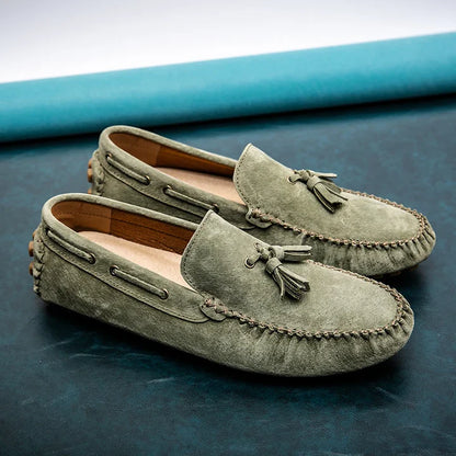 Da Vinci Suede Moccasins