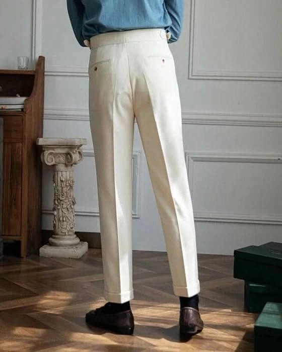 Cortina Wool Trousers - Balfour Atelier - Fabric Blend - CJXX183231508HS - Cream - 