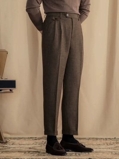Windsor Herringbone Trousers