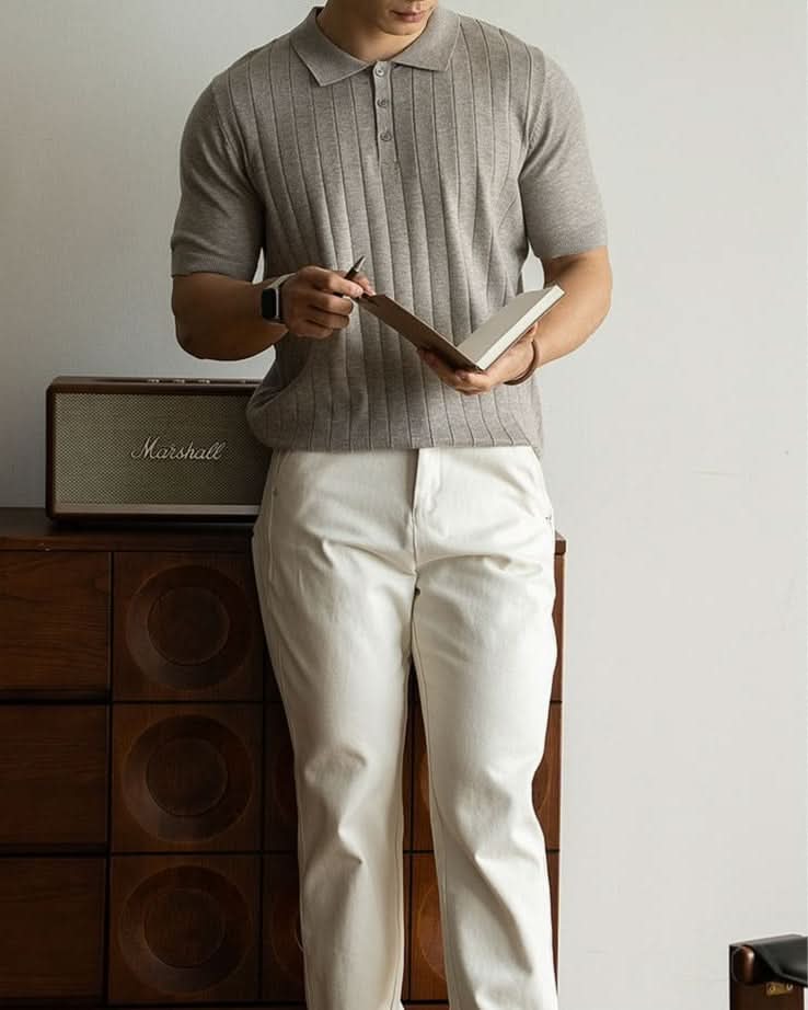 The Haddington Polo Knit