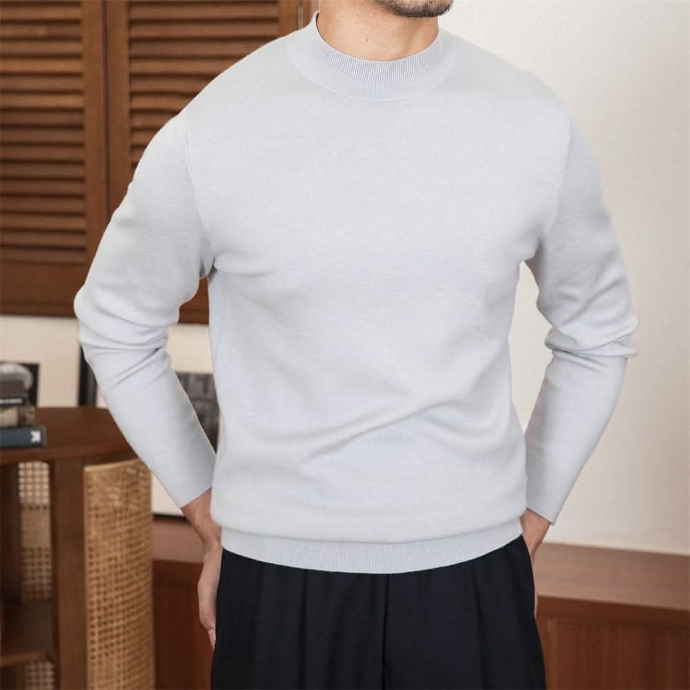 Copenhagen Wool Crew Pullover - Balfour Atelier - Wool - CJMS187957706FU - Pearl Gray - 