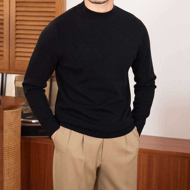 Copenhagen Wool Crew Pullover - Balfour Atelier - Wool - CJMS187957711KP - Black - 