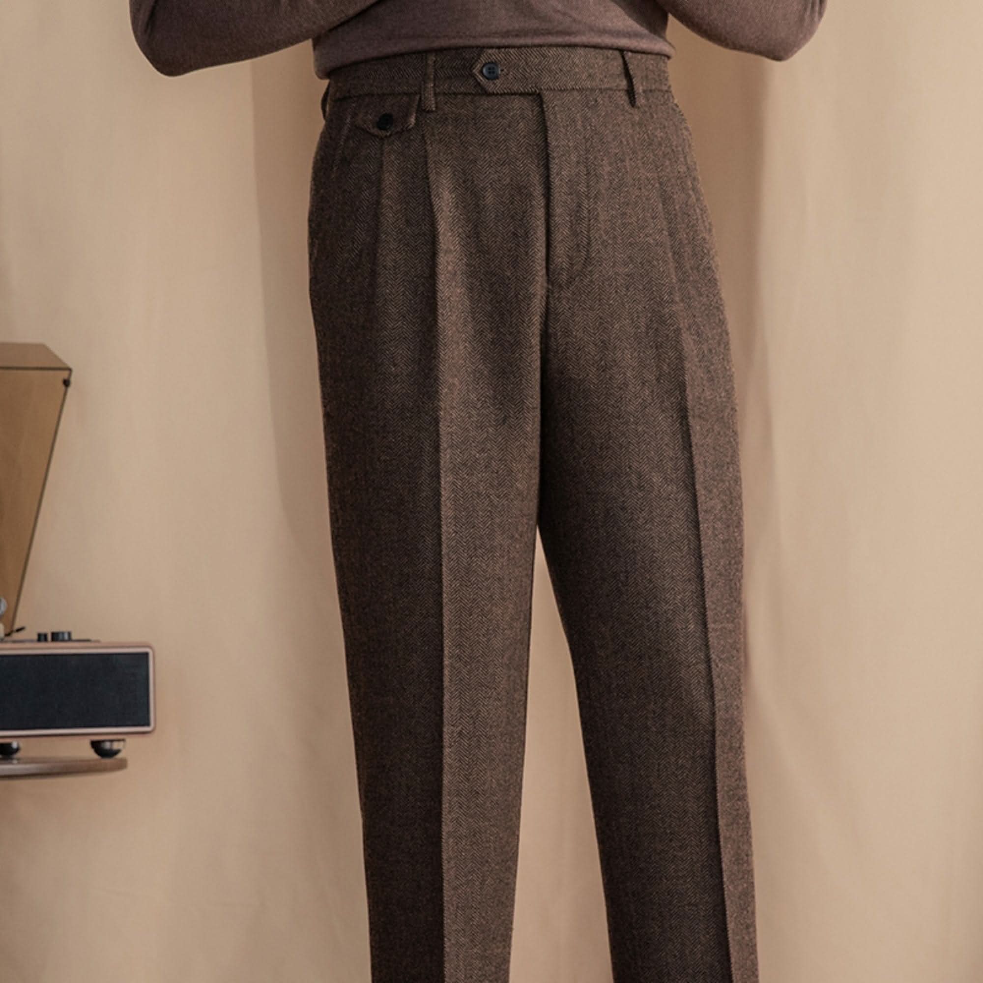 Windsor Herringbone Trousers
