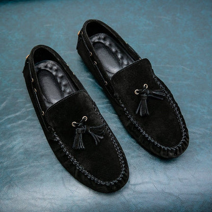 Da Vinci Suede Moccasins - Balfour Atelier - Suede - CJYD185478201AZ - Black - 