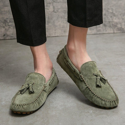 Da Vinci Suede Moccasins - Balfour Atelier - Suede - CJYD185478208HS - Olive - 