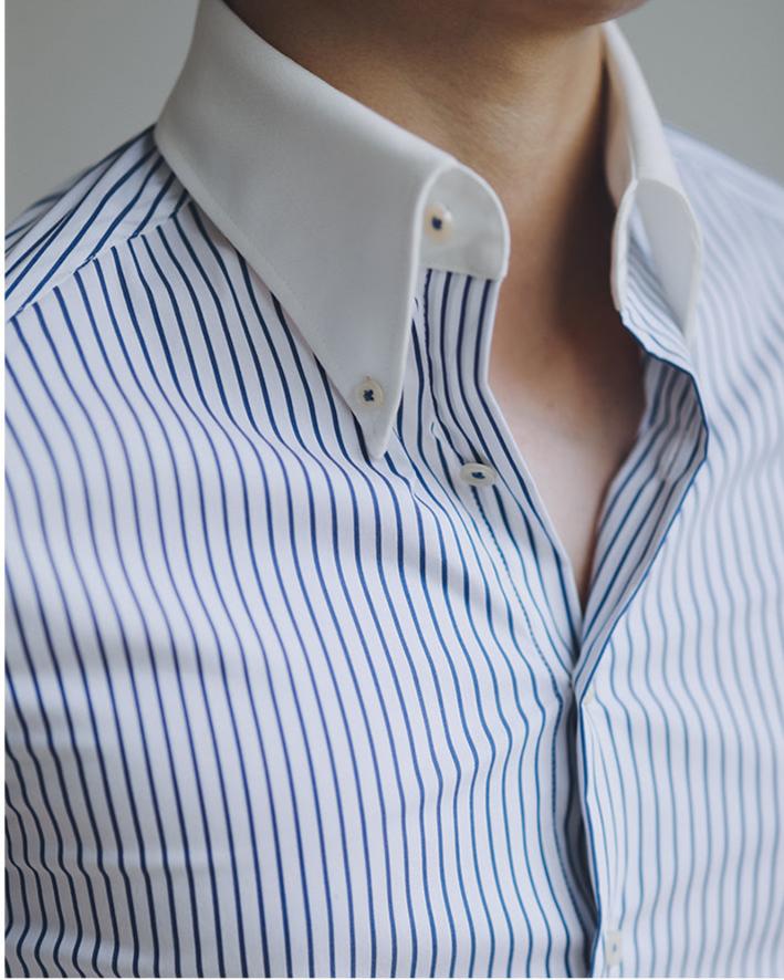 Duke Striped Shirt - Balfour Atelier - Cotton - CJTW177627001AZ - M - 