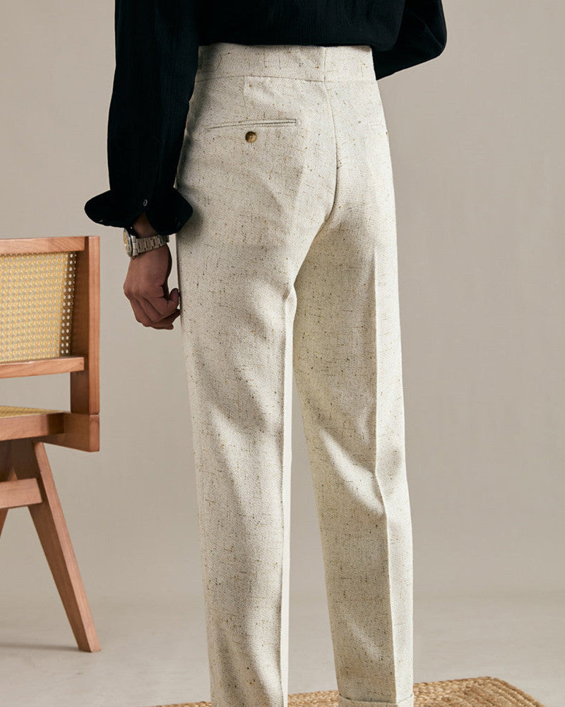 Napoli™ Linen Blend Belted Trousers