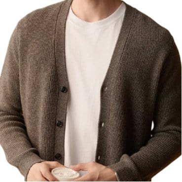 Helsinki Luxury Wool Cardigan - Balfour Atelier - Wool - CJYD214632910JQ - Truffle - 