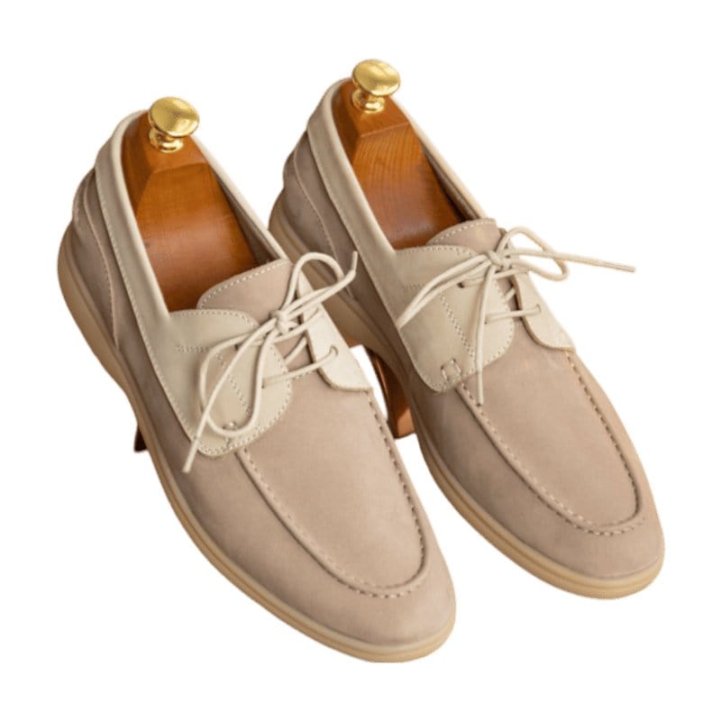 Monet Suede Loafers - Balfour Atelier - Suede - CJNS180154401AZ - Beige - 