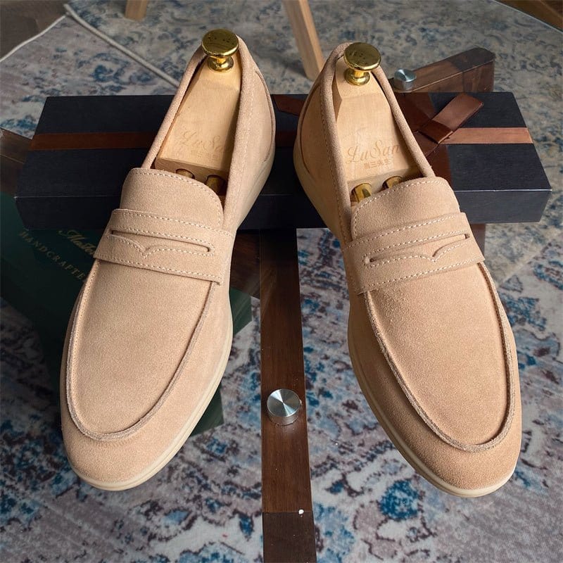 Picasso Suede Loafers - Balfour Atelier - Suede - CJNS180156401AZ - 38 - 